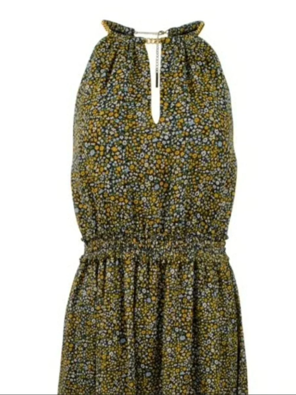 Michael Kors Women's Floral Chain-Neck Shift Dress Size 4
